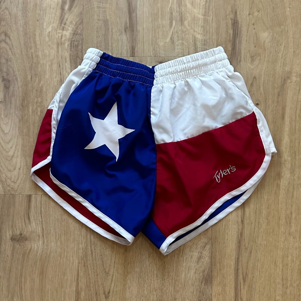 Tyler's Women's Texas Flag Racer Shorts - XS